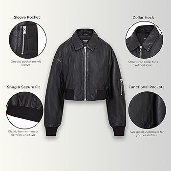 【年内限定値下】OAF POCKET DETAIL LEATHER BOMBER 年内限定値下】OAF POCKET DETAIL LEATHER BOMBER